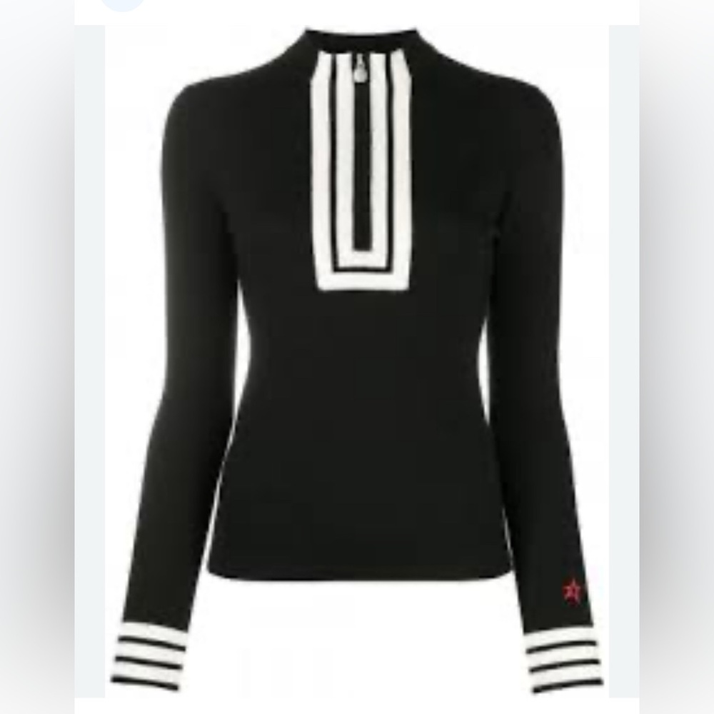 Perfect Moment Black and White Women's Sweater